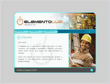 Tablet Screenshot of elementoluz.com